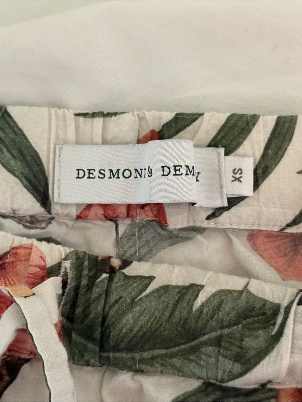 Desmond & Dempsey Soleia Leopard Cream Print Pajamas